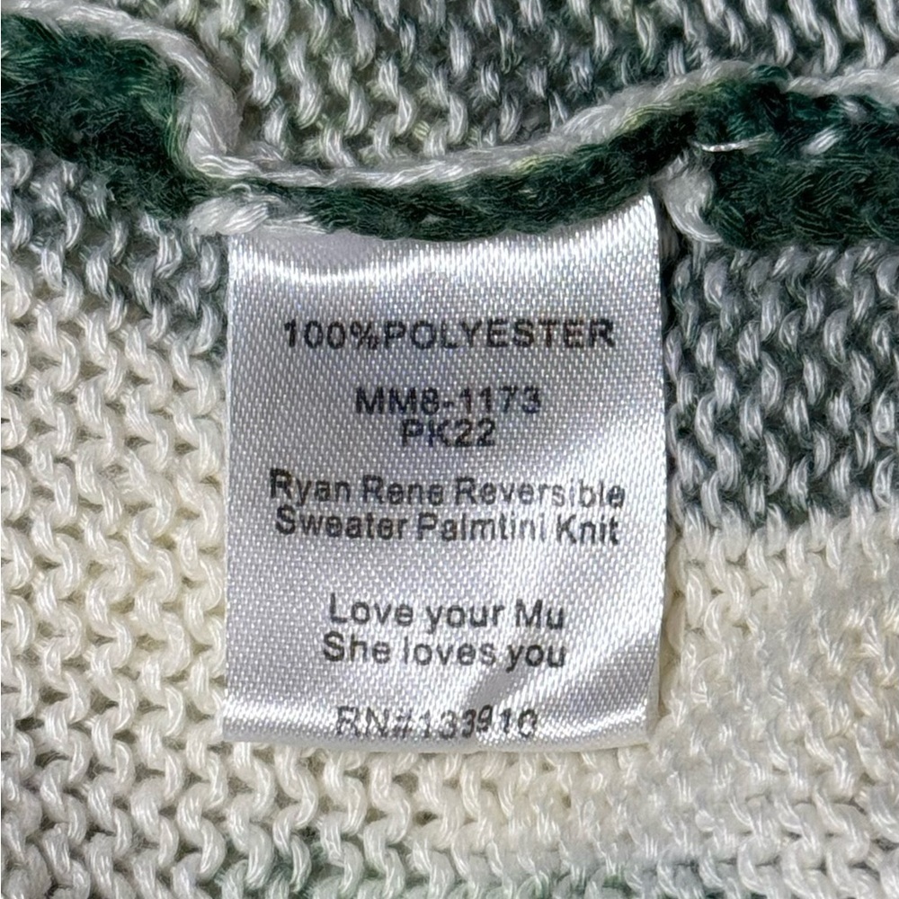 🌻 Show Me Your Mumu Ryan Rene Reversible Sweater Palmtini Knit Women's size XS - Picture 9 of 10